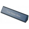 Blackwood & Leather Name Plate